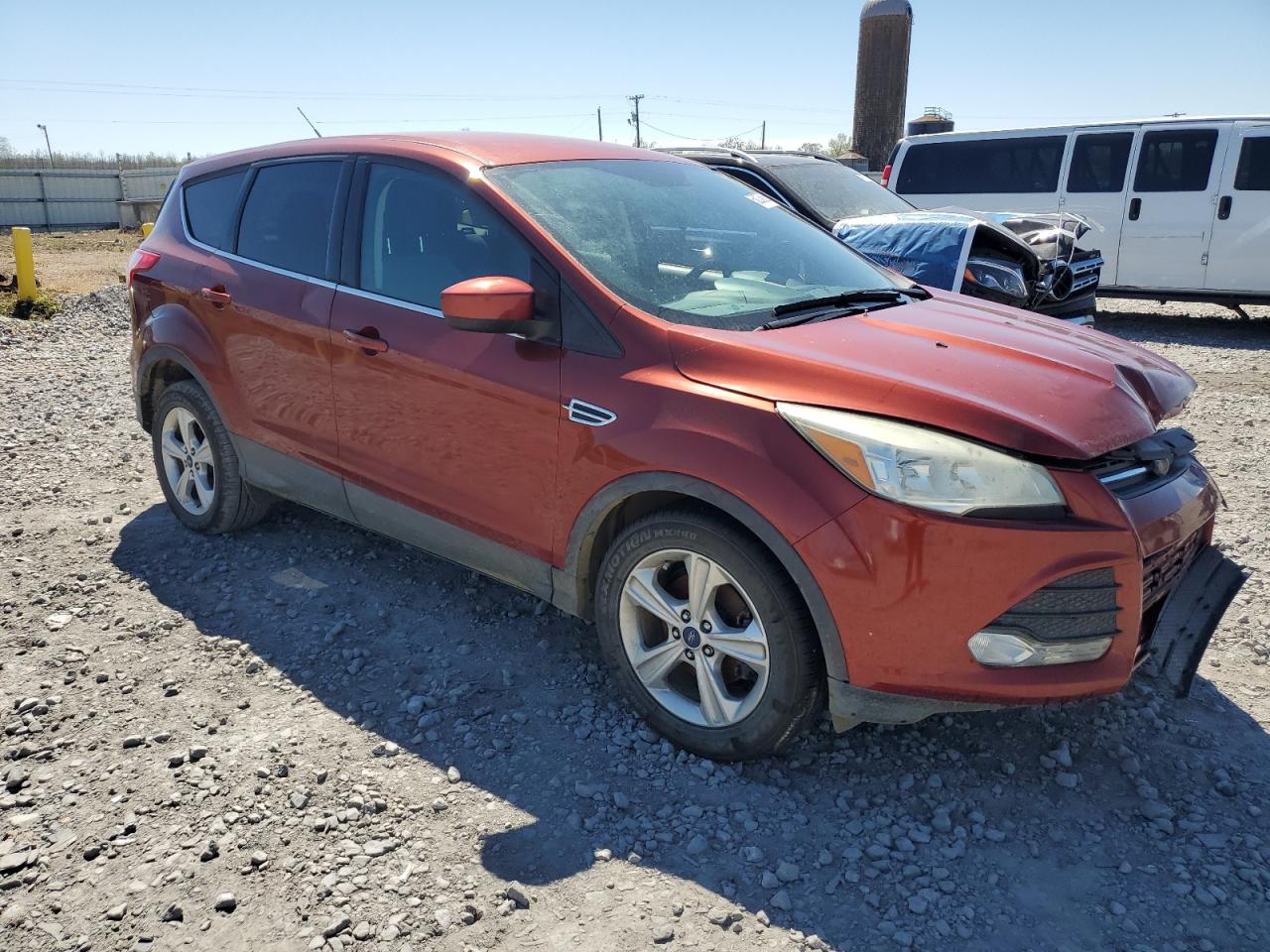 2015 Ford Escape Se Orange vin: 1FMCU0GX2FUC73524