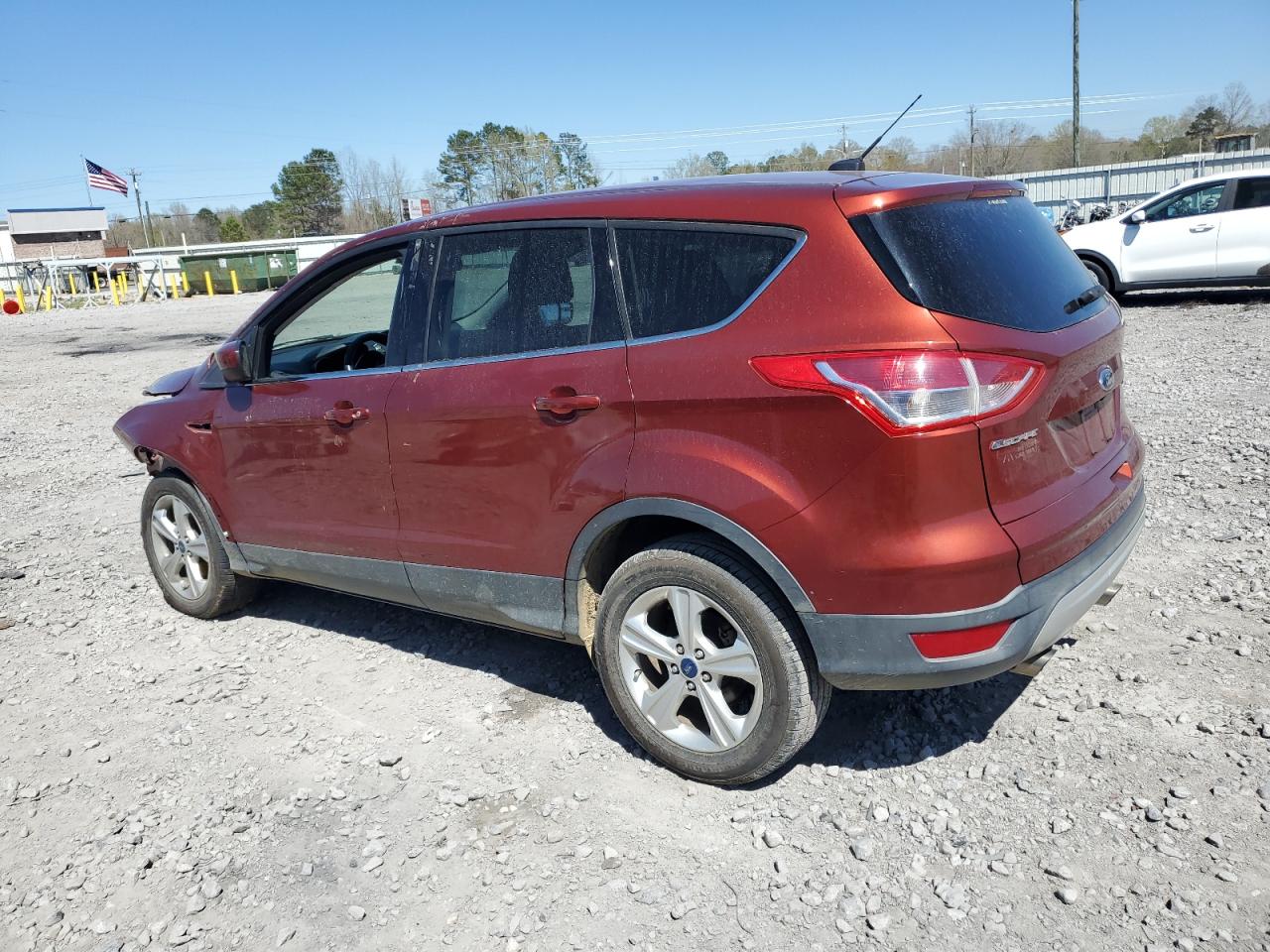2015 Ford Escape Se Orange vin: 1FMCU0GX2FUC73524