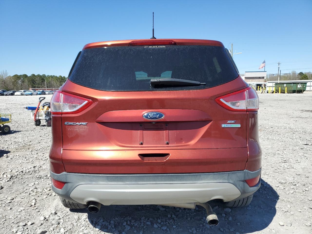 2015 Ford Escape Se Orange vin: 1FMCU0GX2FUC73524