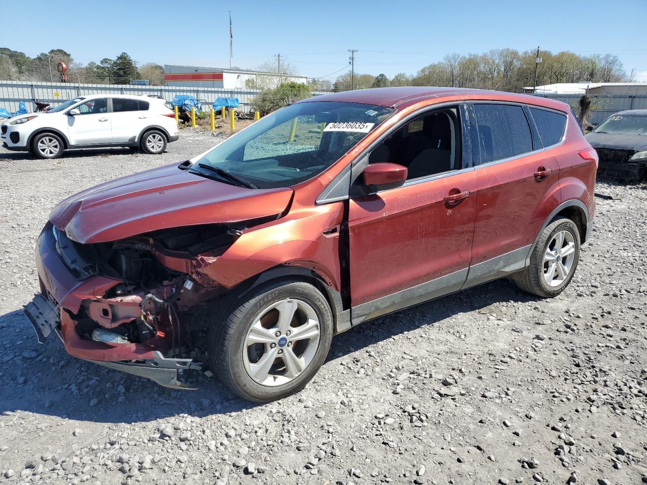 2015 Ford Escape Se Orange vin: 1FMCU0GX2FUC73524