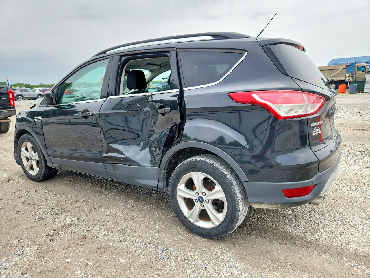2015 Ford Escape Se Black vin: 1FMCU0GX2FUC76844