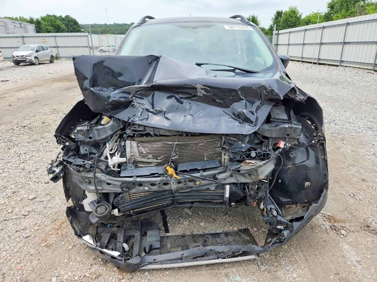 2015 Ford Escape Se Black vin: 1FMCU0GX2FUC76844