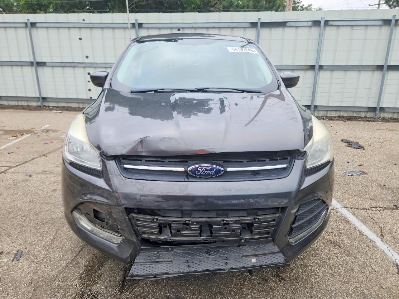 2015 Ford Escape Se Серый vin: 1FMCU0GX2FUC90307