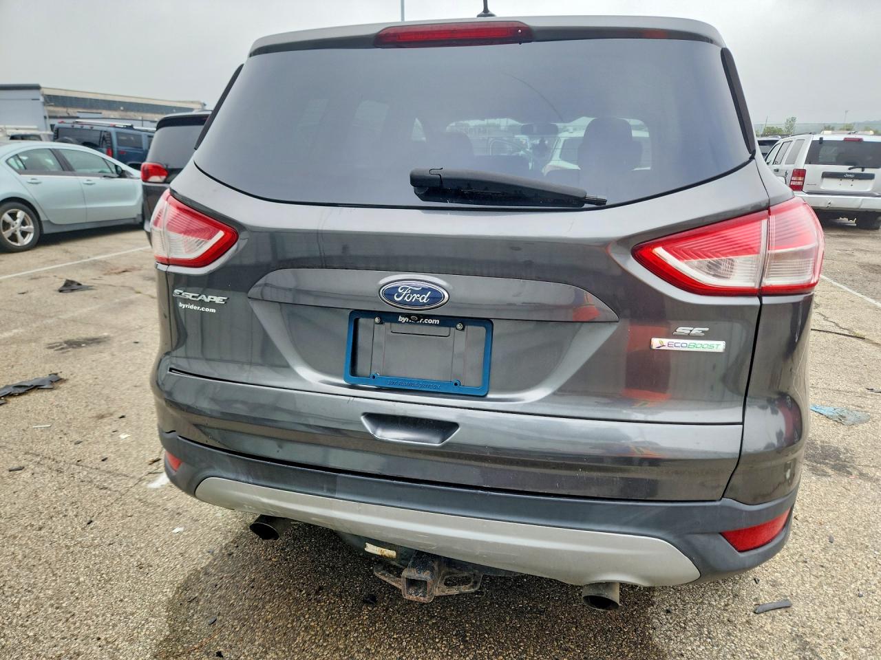 2015 Ford Escape Se Серый vin: 1FMCU0GX2FUC90307
