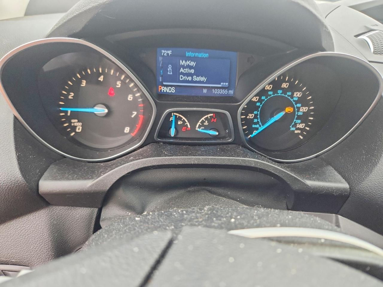 2015 Ford Escape Se Серый vin: 1FMCU0GX2FUC90307