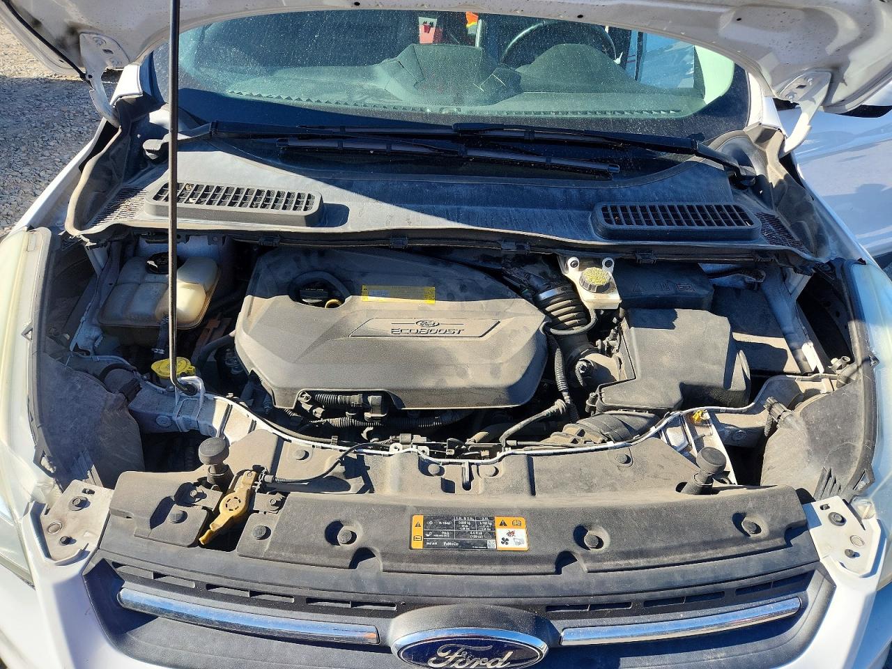 2016 Ford Escape Se White vin: 1FMCU0GX2GUB99524
