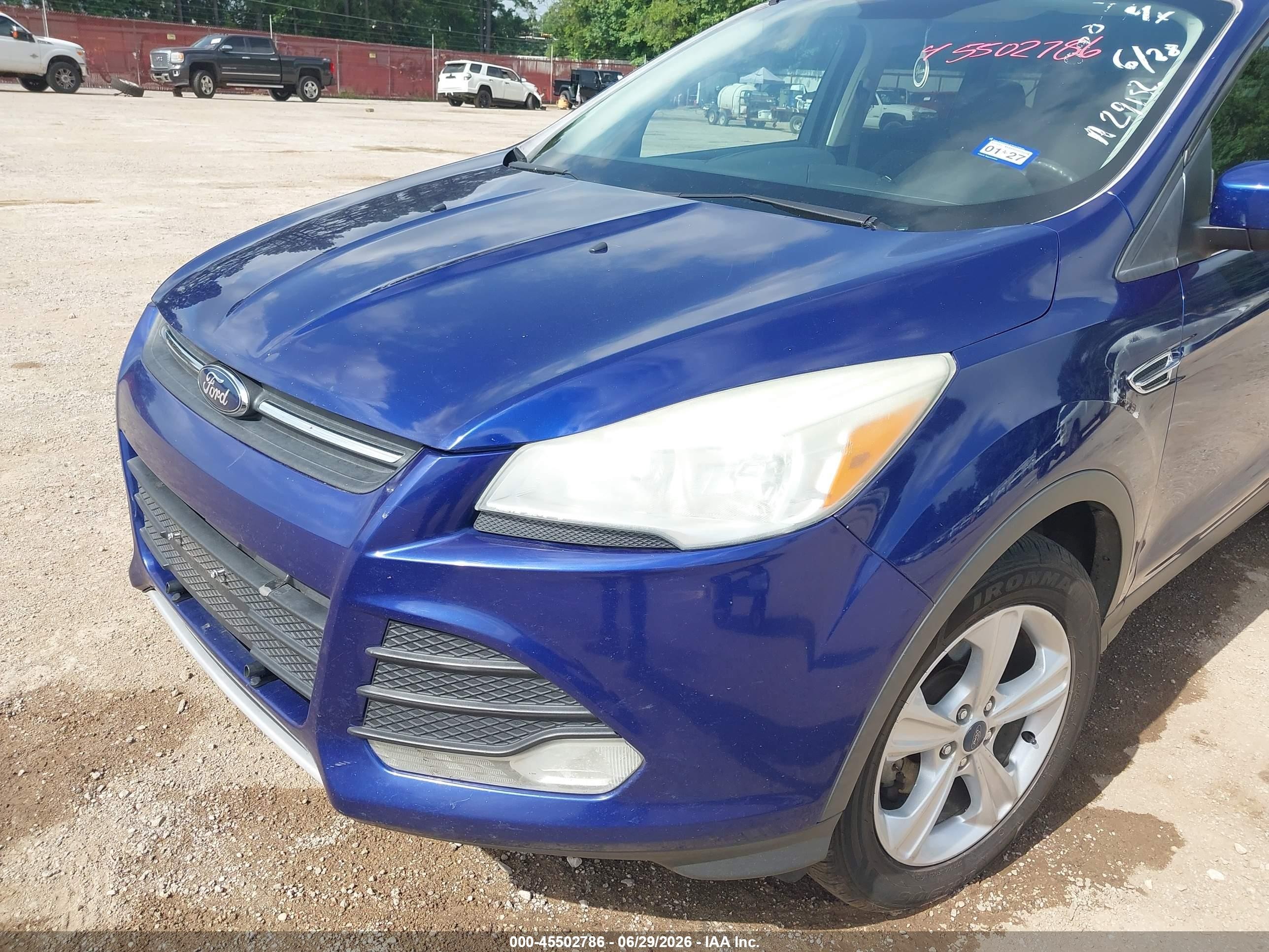 2013 Ford Escape Se Blue vin: 1FMCU0GX3DUA29152