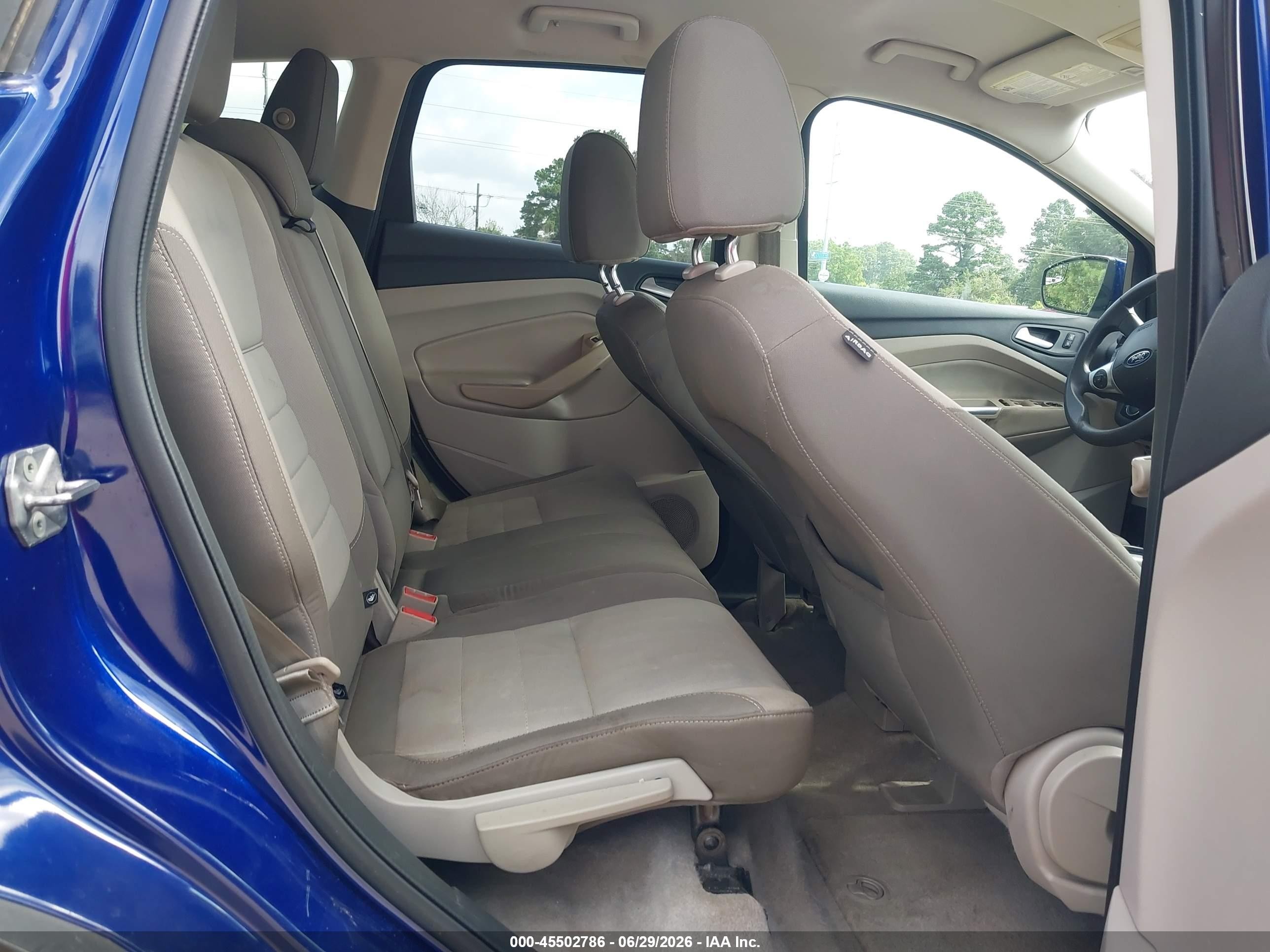2013 Ford Escape Se Blue vin: 1FMCU0GX3DUA29152