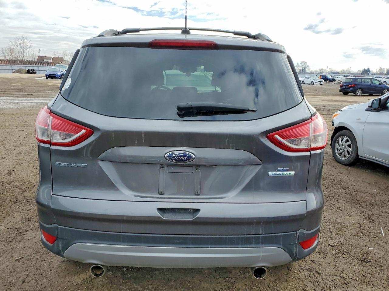 2013 Ford Escape Se Gray vin: 1FMCU0GX3DUA44329