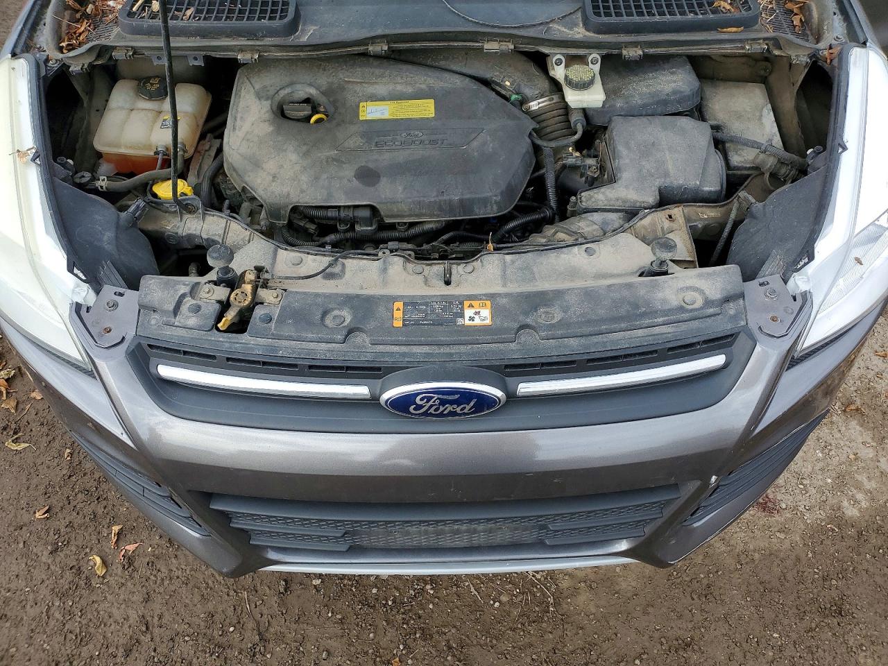 2013 Ford Escape Se Gray vin: 1FMCU0GX3DUA44329