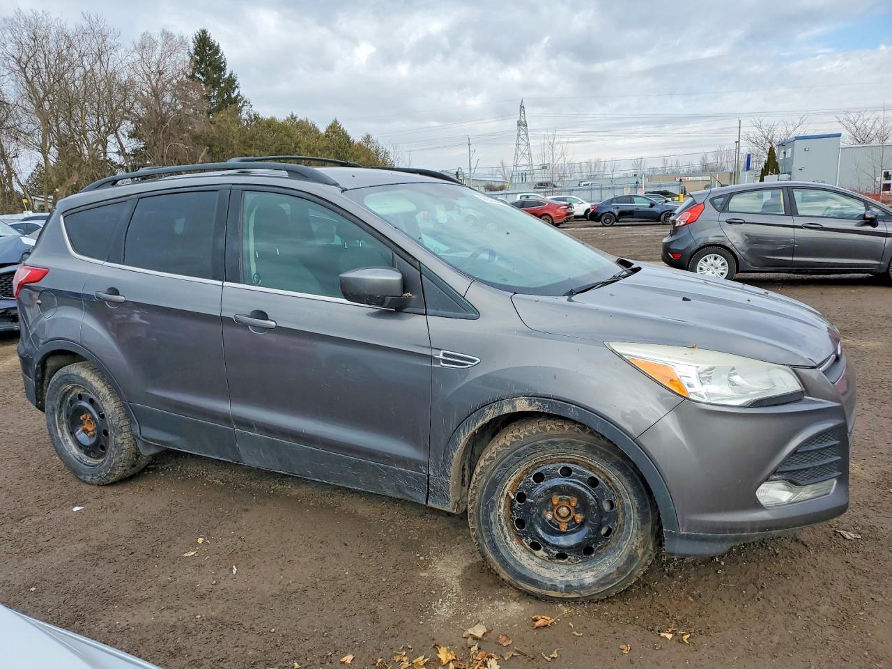 2013 Ford Escape Se Gray vin: 1FMCU0GX3DUA44329