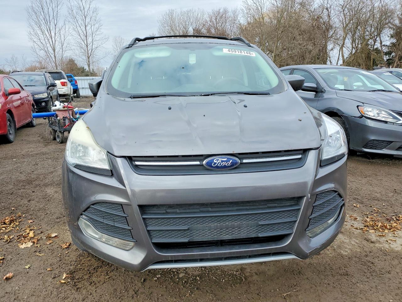 2013 Ford Escape Se Gray vin: 1FMCU0GX3DUA44329