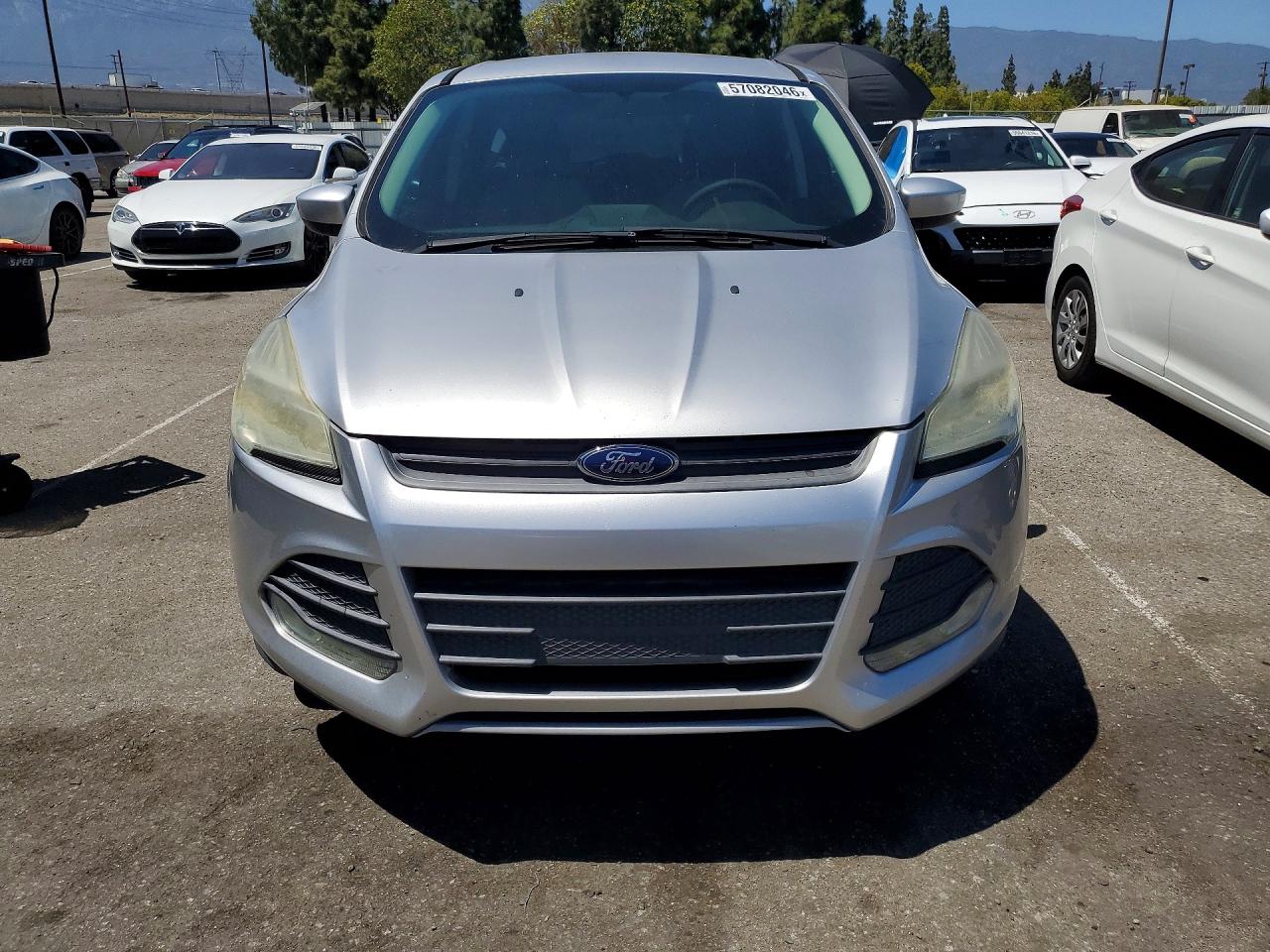 2013 Ford Escape Se Silver vin: 1FMCU0GX3DUA53368