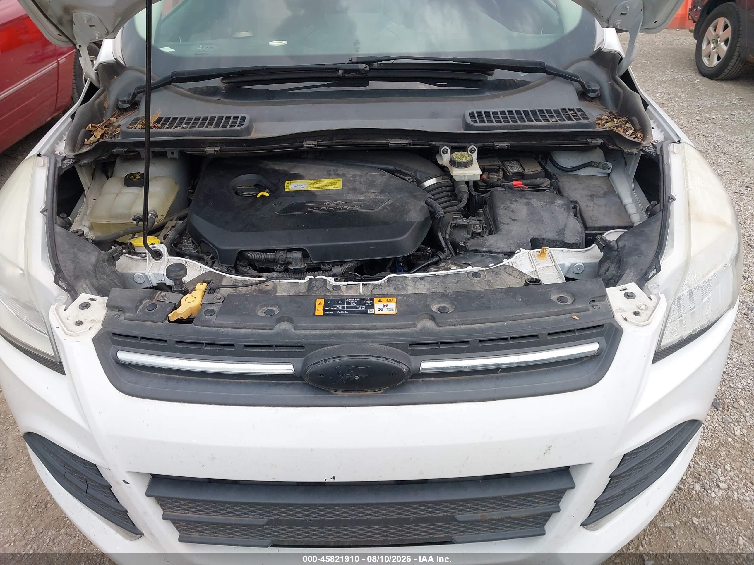 2013 Ford Escape Se White vin: 1FMCU0GX3DUA59445