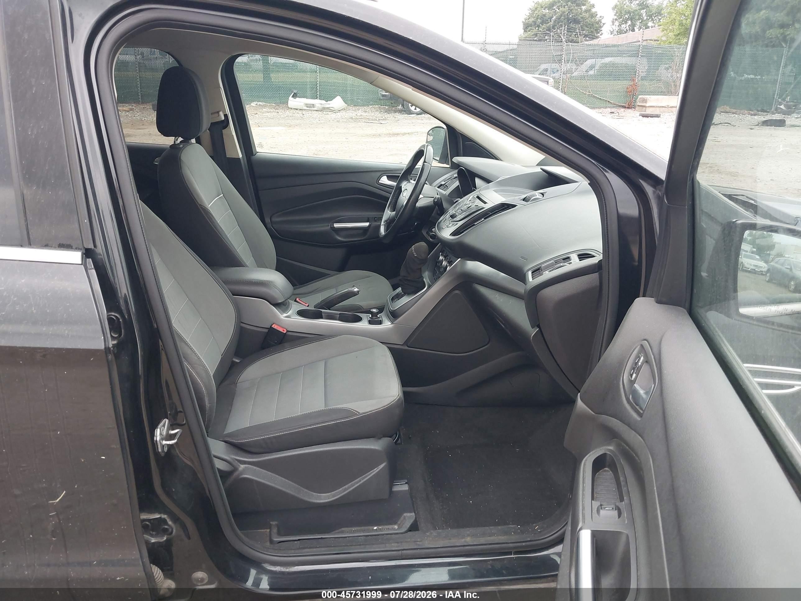 2013 Ford Escape Se Black vin: 1FMCU0GX3DUB10443