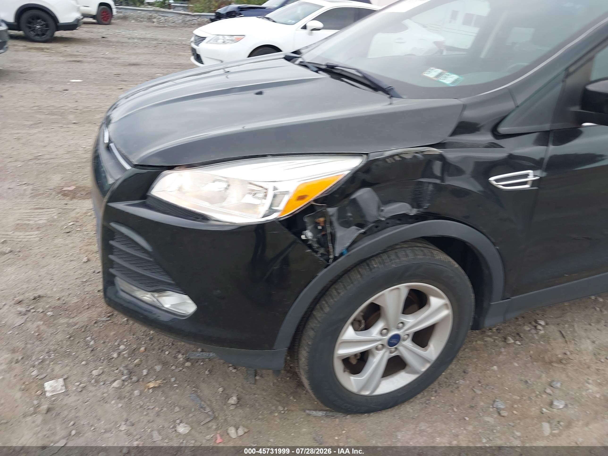 2013 Ford Escape Se Black vin: 1FMCU0GX3DUB10443