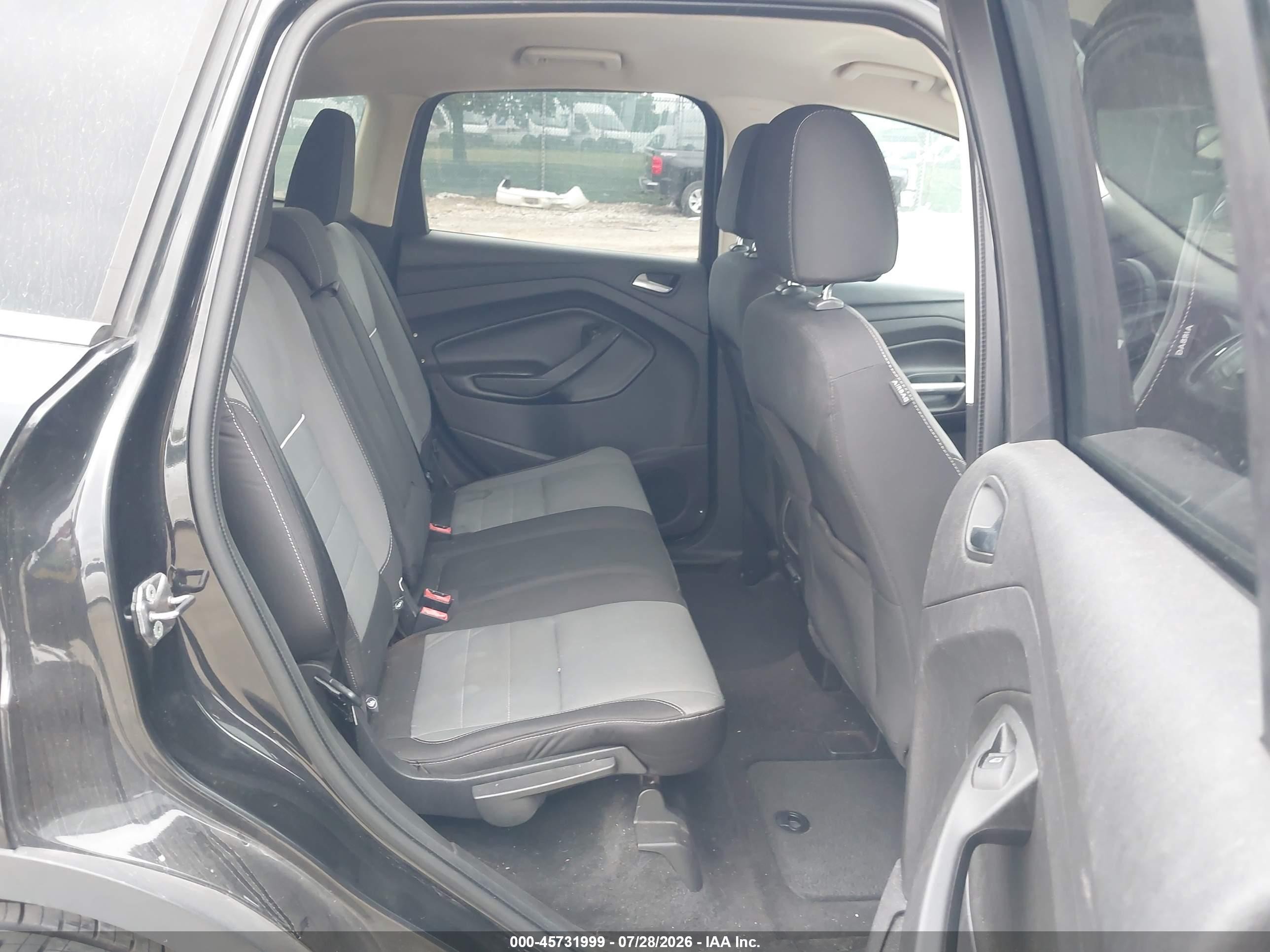 2013 Ford Escape Se Black vin: 1FMCU0GX3DUB10443