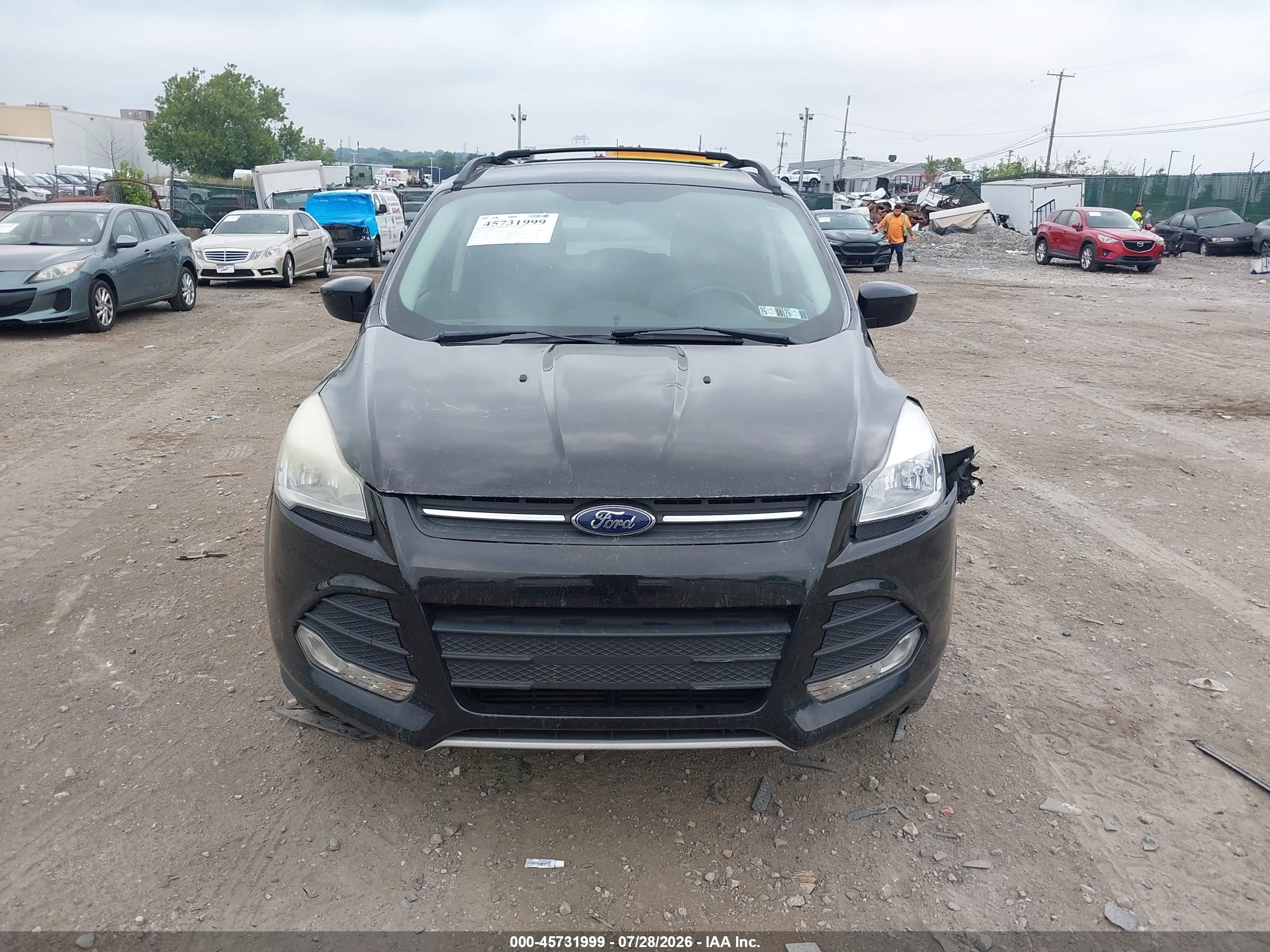 2013 Ford Escape Se Black vin: 1FMCU0GX3DUB10443