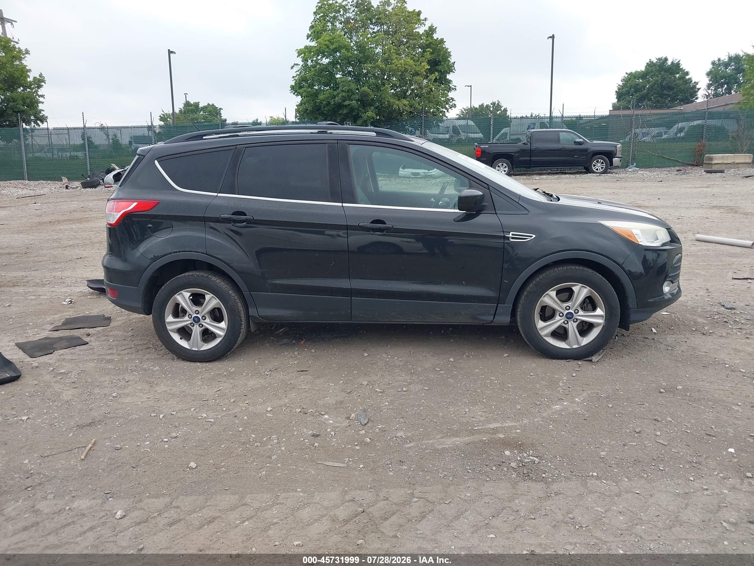 2013 Ford Escape Se Black vin: 1FMCU0GX3DUB10443