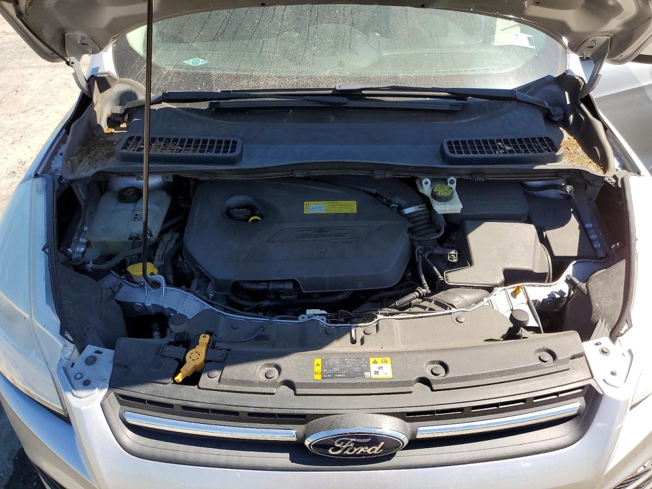 2013 Ford Escape Se Silver vin: 1FMCU0GX3DUB43149
