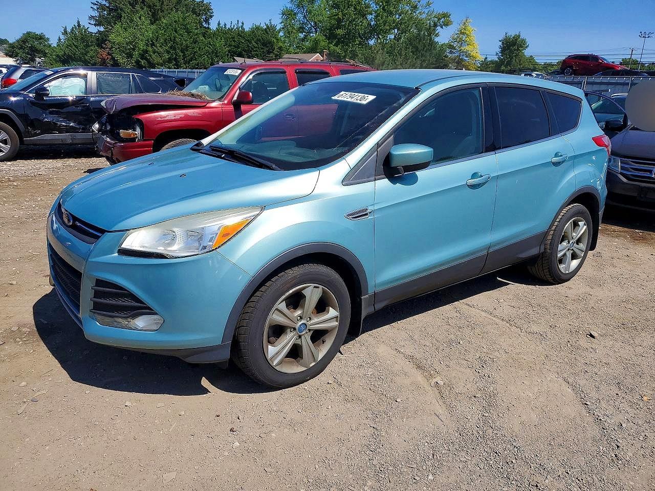 2013 Ford Escape Se Серебряный vin: 1FMCU0GX3DUB44706