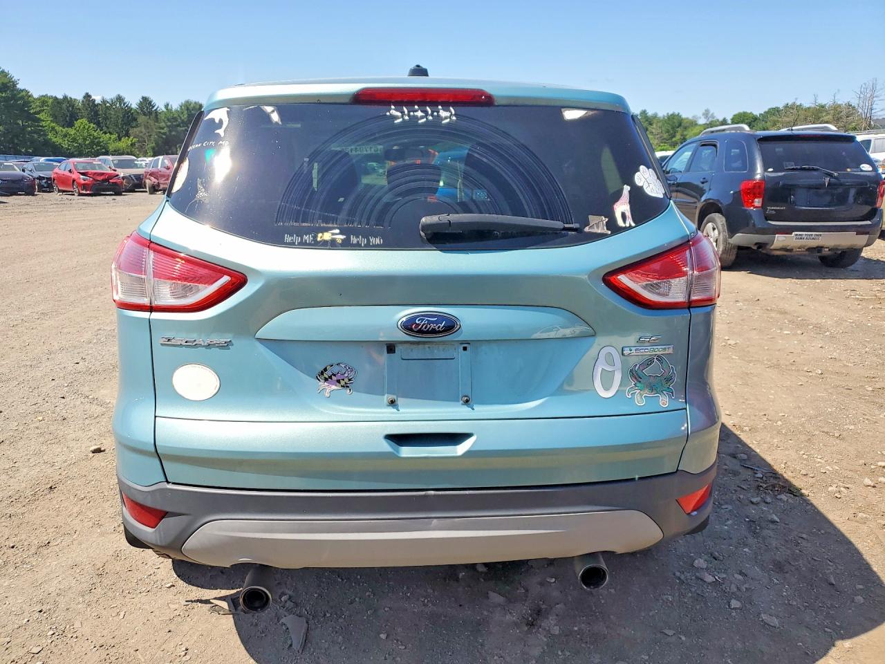 2013 Ford Escape Se Серебряный vin: 1FMCU0GX3DUB44706