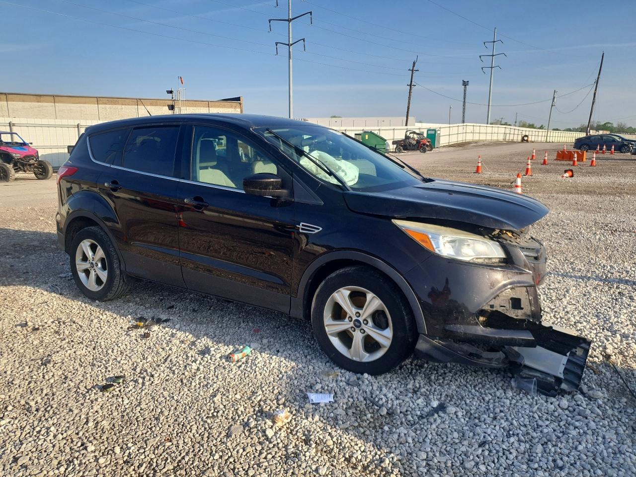 2013 Ford Escape Se Black vin: 1FMCU0GX3DUB54085