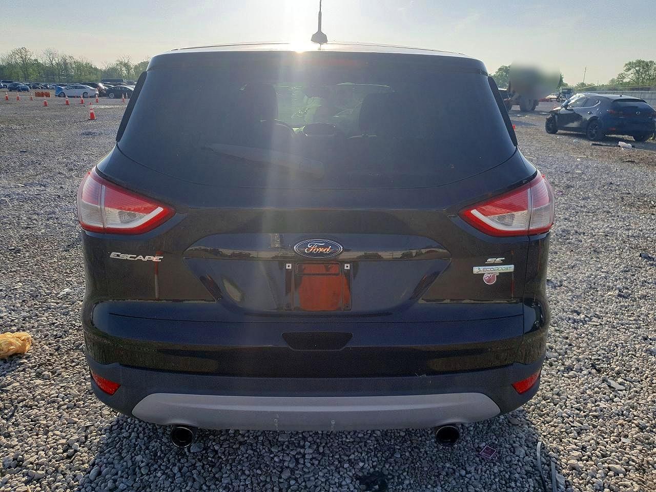 2013 Ford Escape Se Black vin: 1FMCU0GX3DUB54085