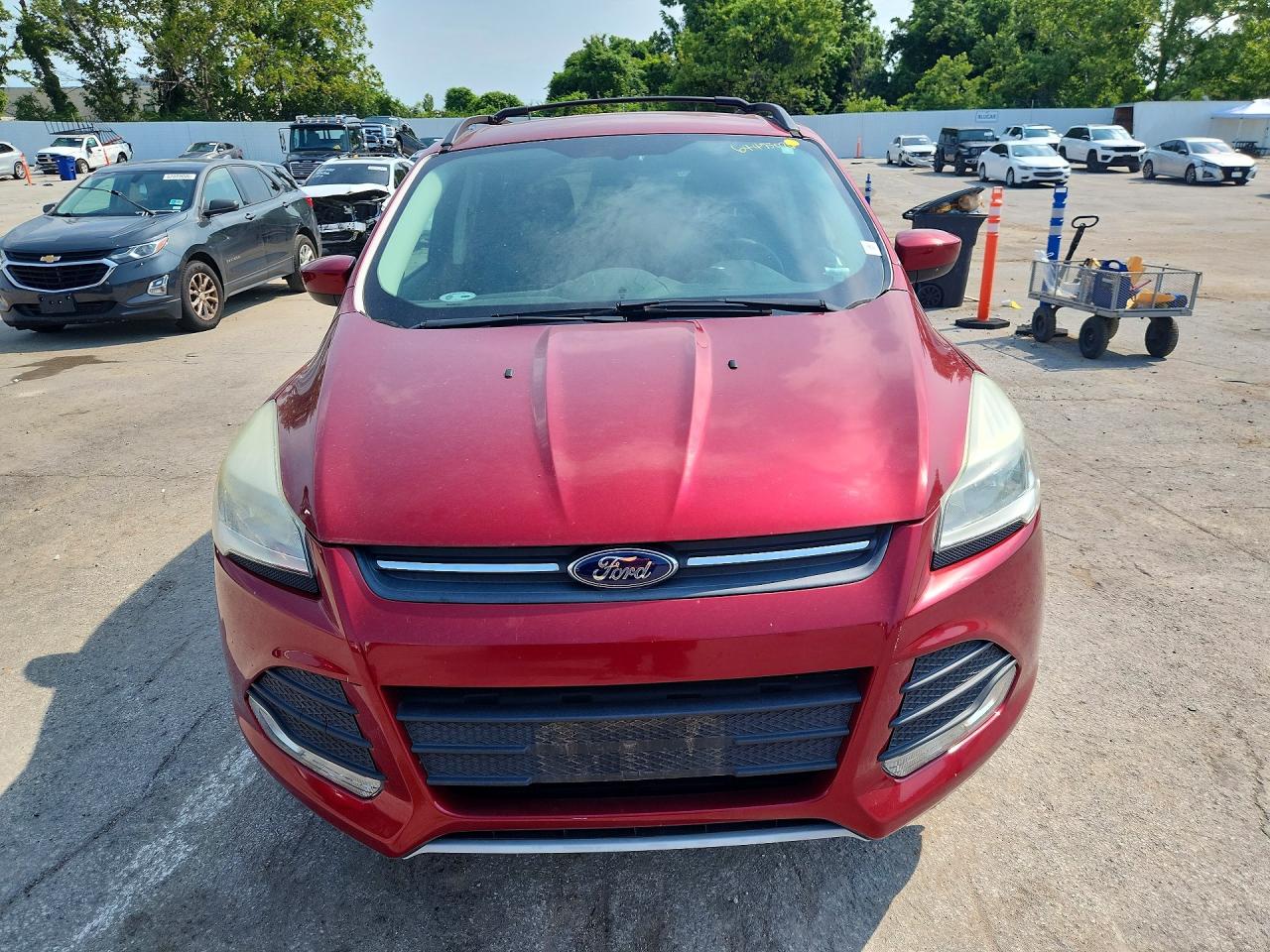 2013 Ford Escape Se Red vin: 1FMCU0GX3DUC12714