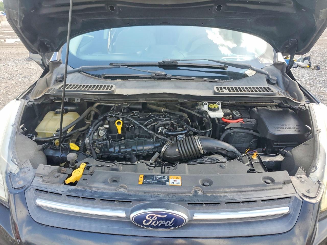 2013 Ford Escape Se Black vin: 1FMCU0GX3DUC13619