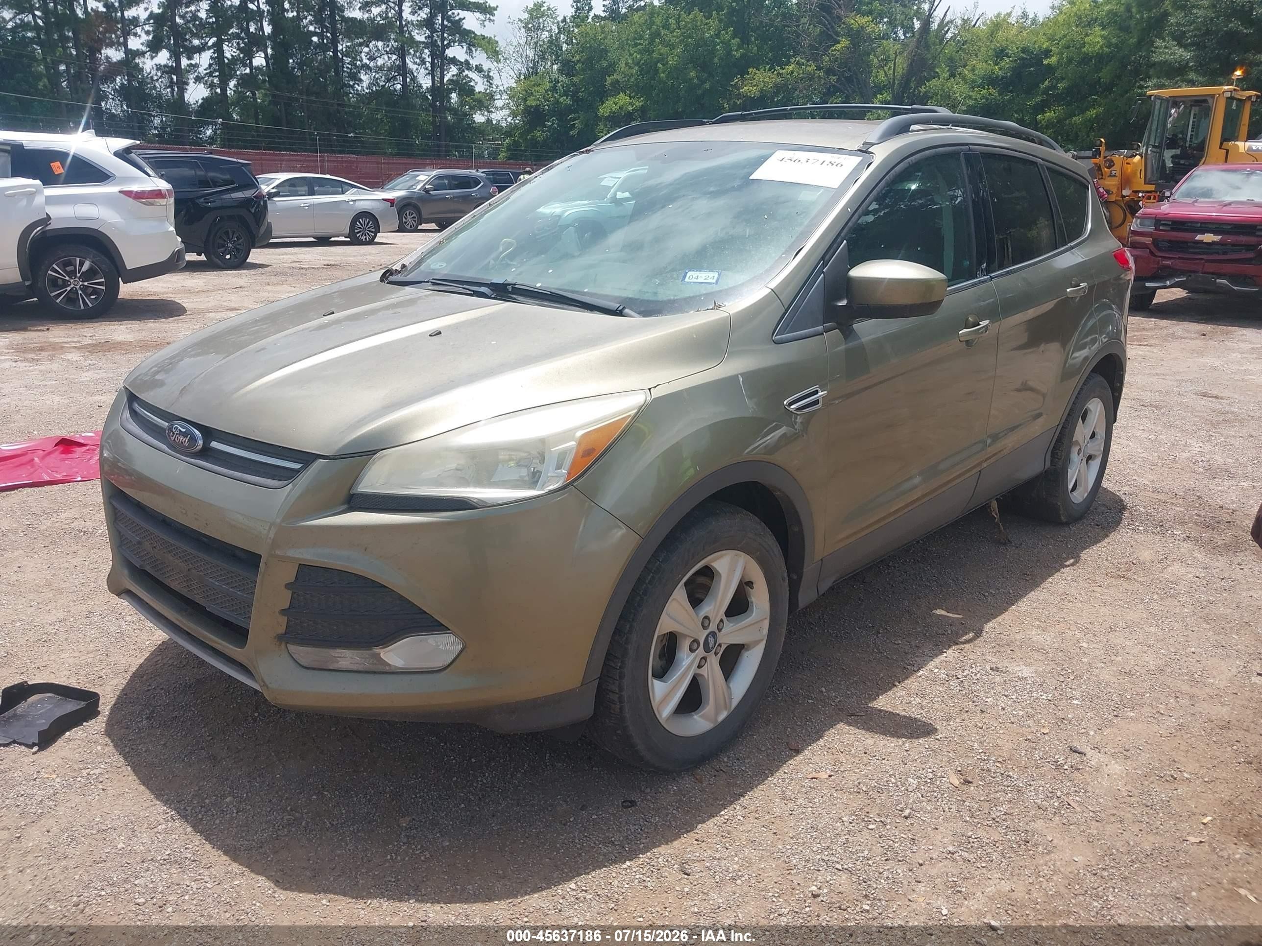 2013 Ford Escape Se Green vin: 1FMCU0GX3DUC32039