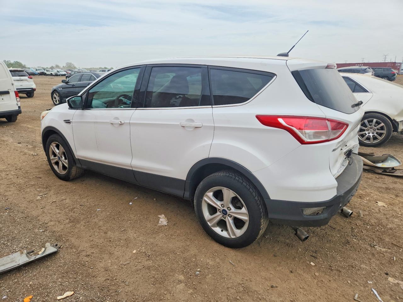 2013 Ford Escape Se White vin: 1FMCU0GX3DUD19200