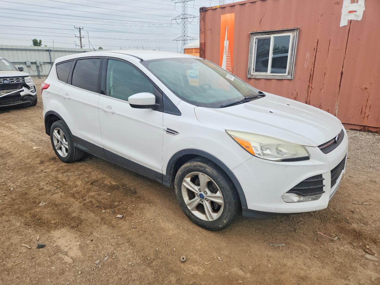 2013 Ford Escape Se White vin: 1FMCU0GX3DUD19200