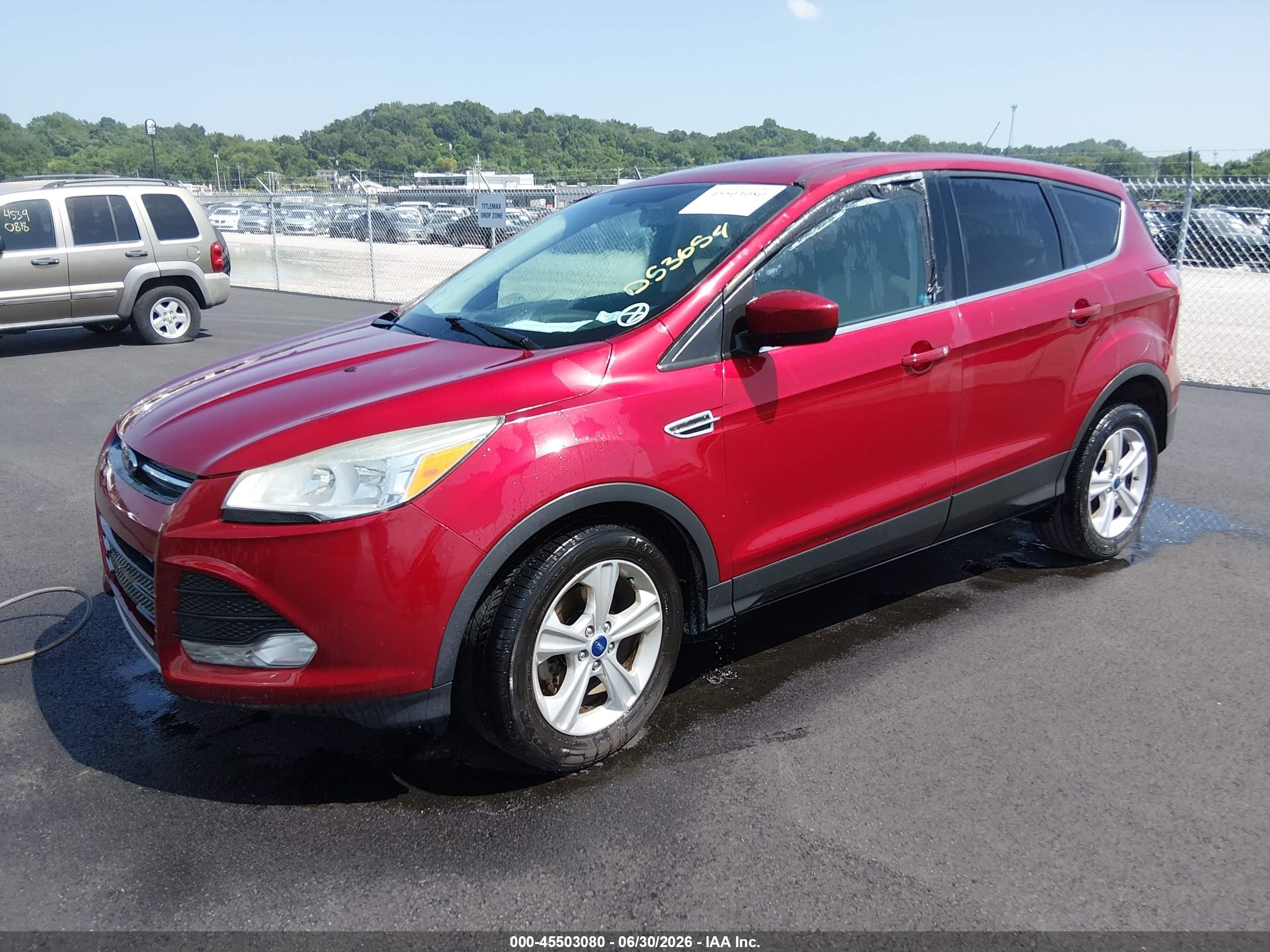2013 Ford Escape Se Red vin: 1FMCU0GX3DUD53654