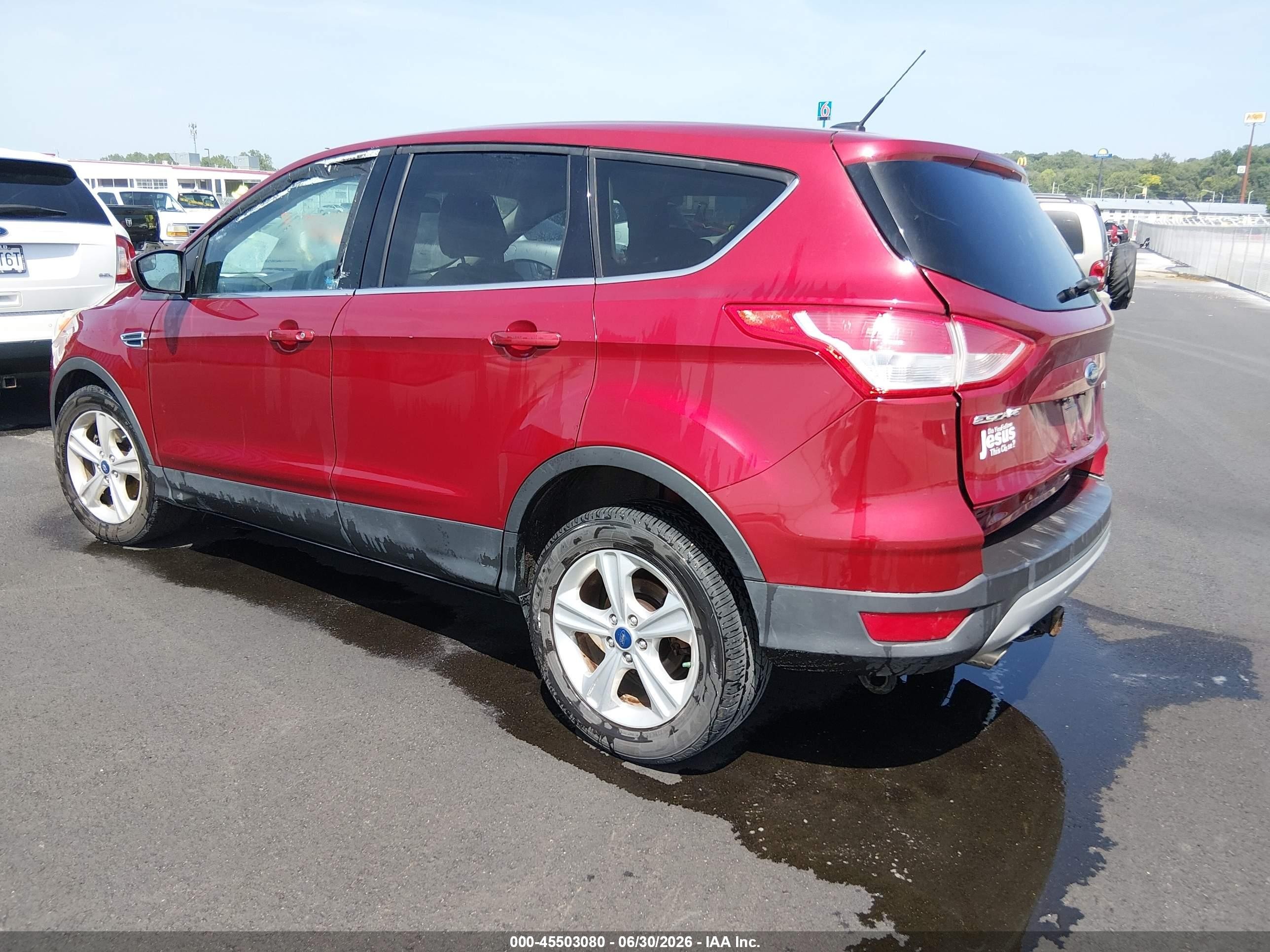 2013 Ford Escape Se Red vin: 1FMCU0GX3DUD53654