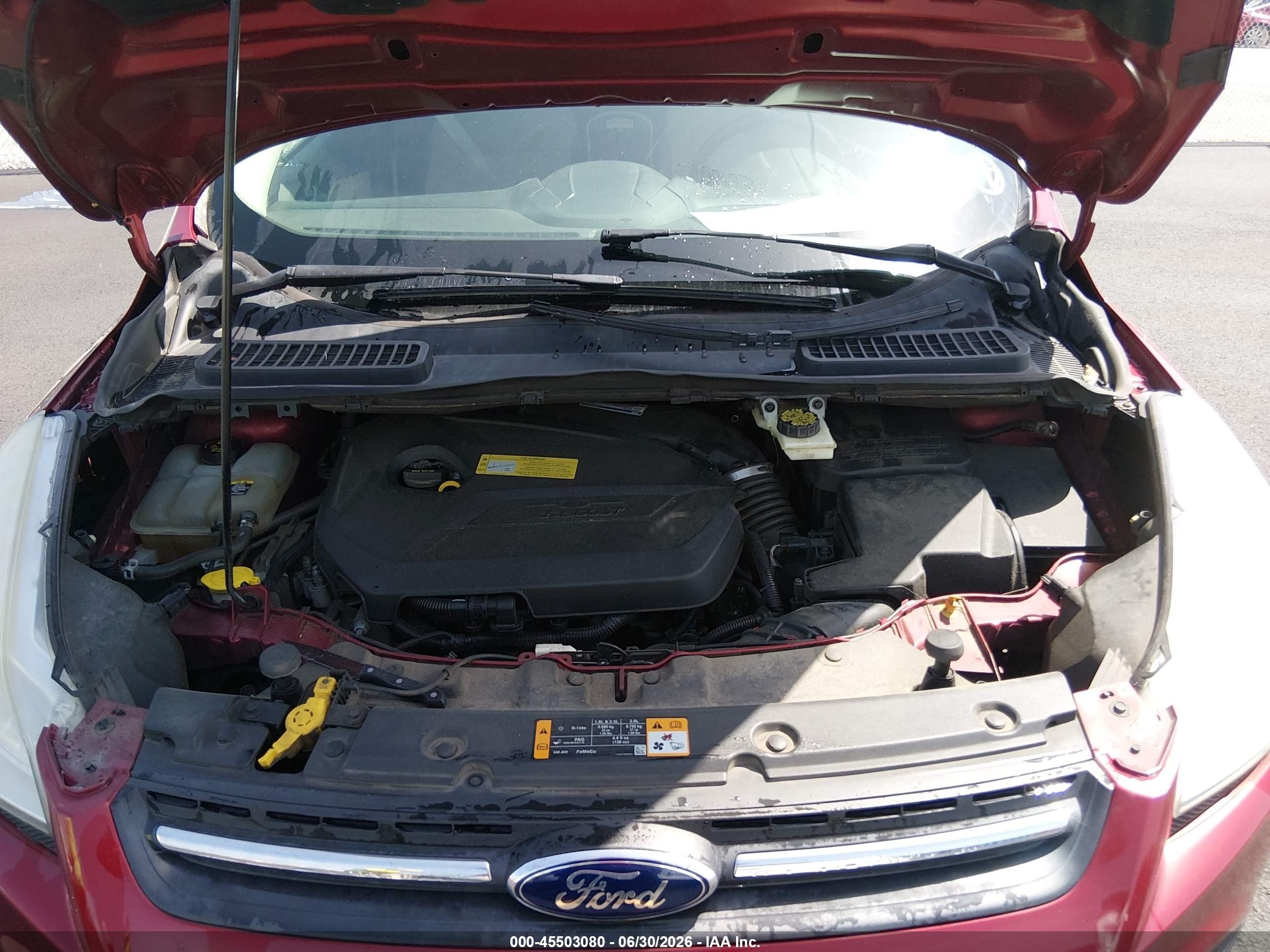 2013 Ford Escape Se Red vin: 1FMCU0GX3DUD53654