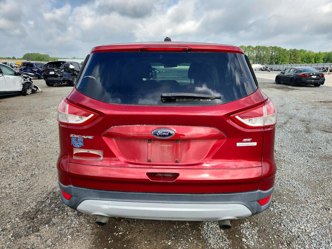 2013 Ford Escape Se Red vin: 1FMCU0GX3DUD77324