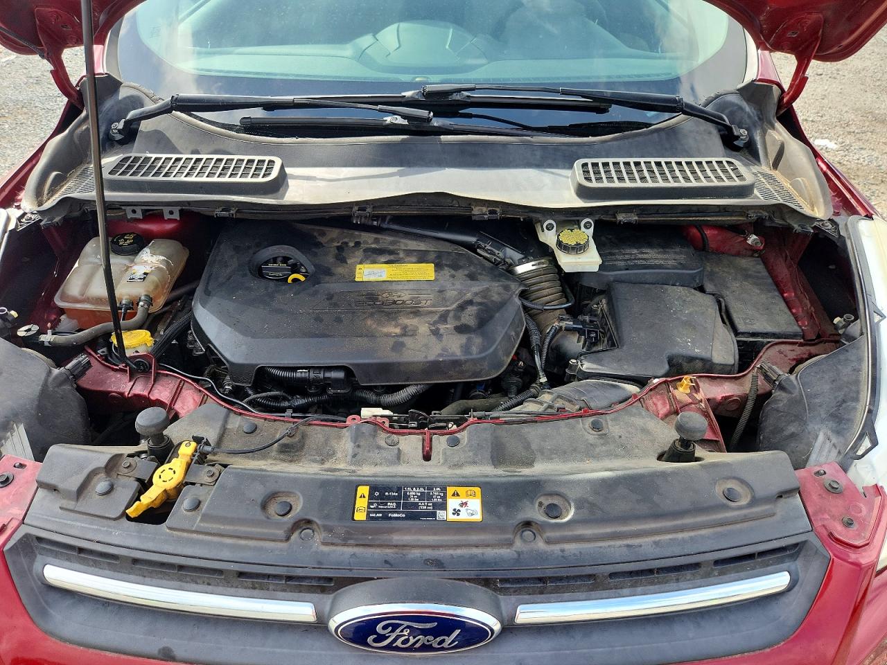 2013 Ford Escape Se Red vin: 1FMCU0GX3DUD77324