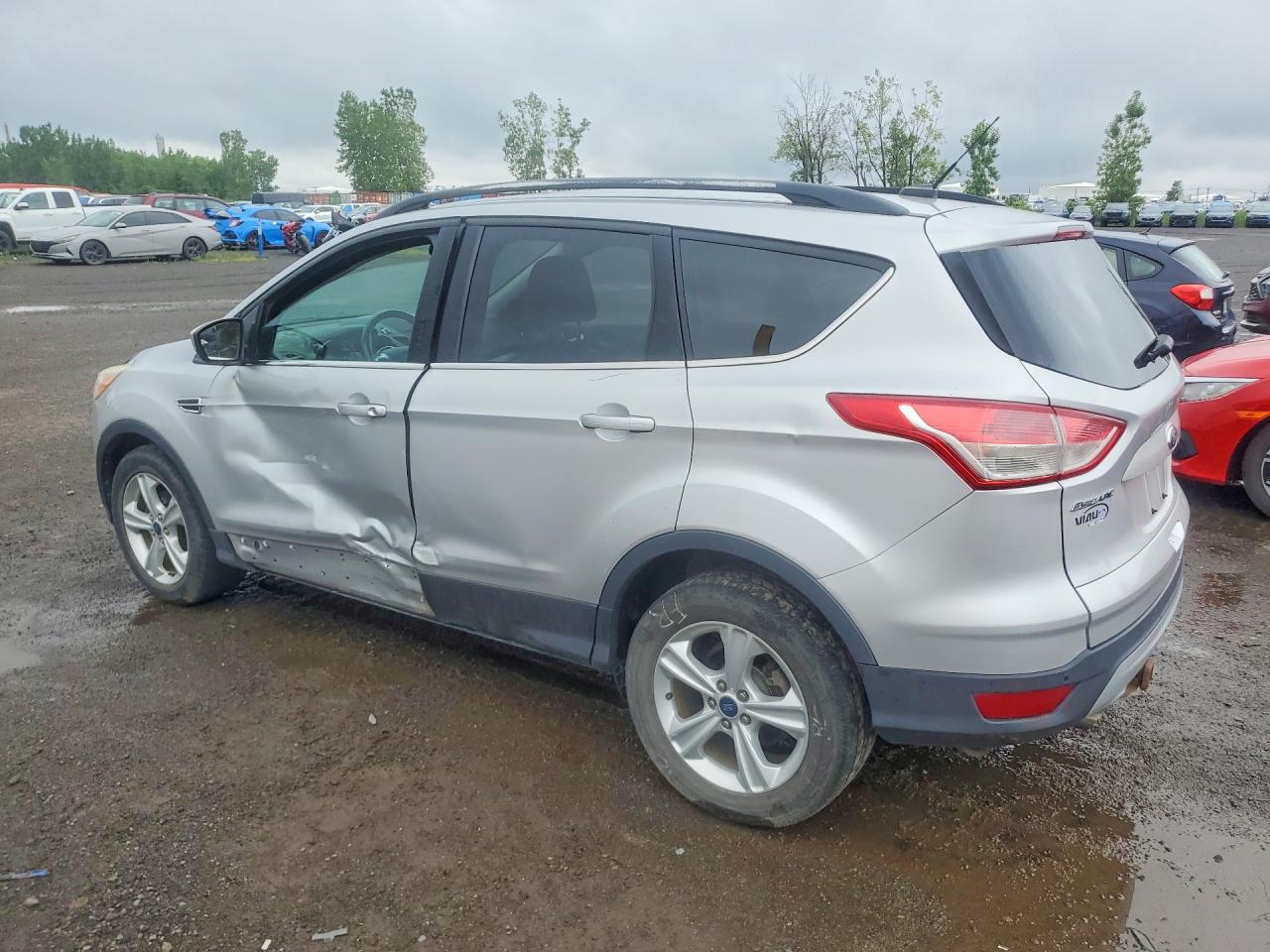 2014 Ford Escape Se Silver vin: 1FMCU0GX3EUA40704