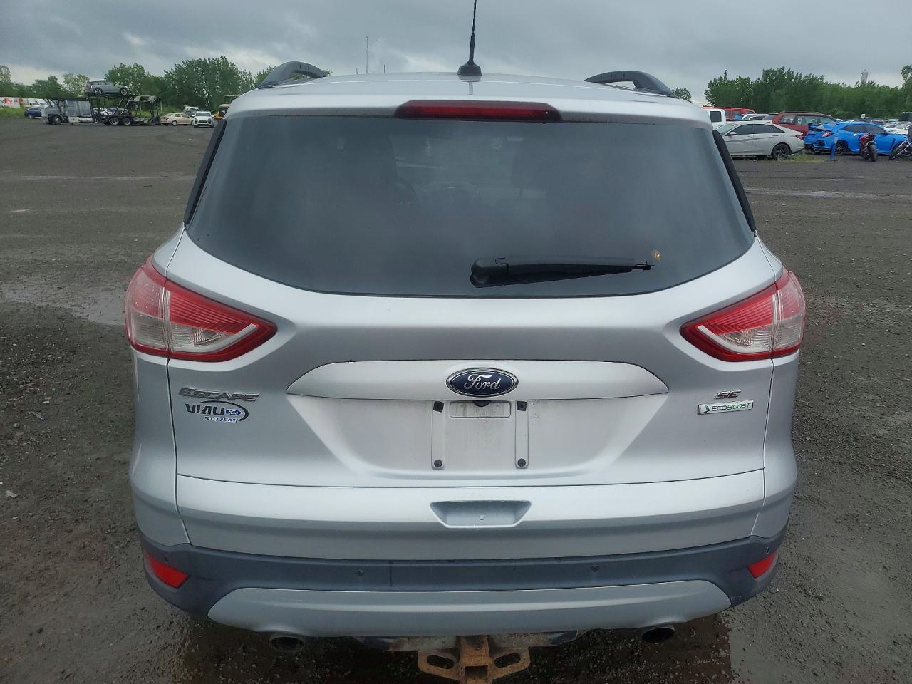 2014 Ford Escape Se Silver vin: 1FMCU0GX3EUA40704