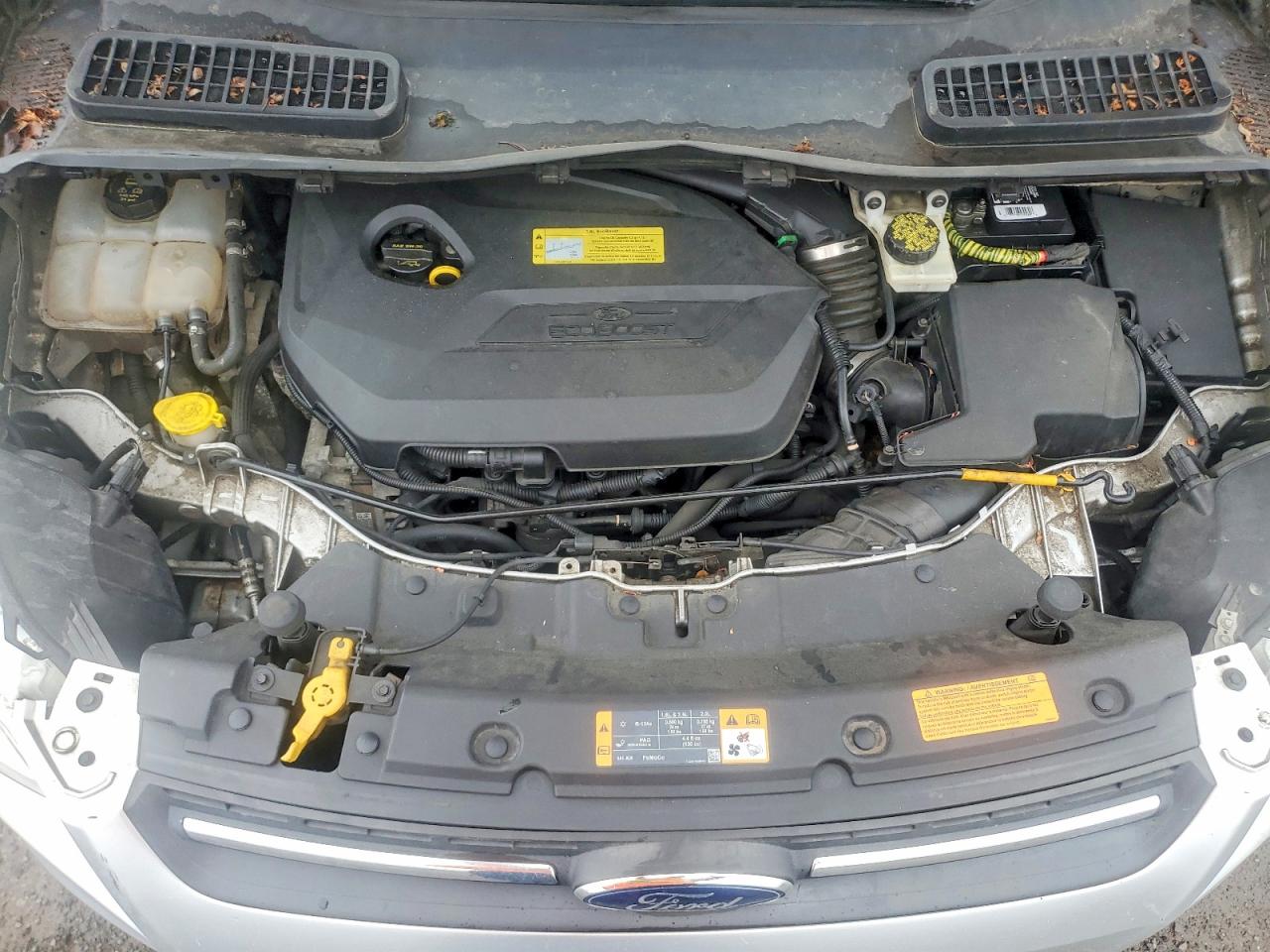 2014 Ford Escape Se Silver vin: 1FMCU0GX3EUA40704