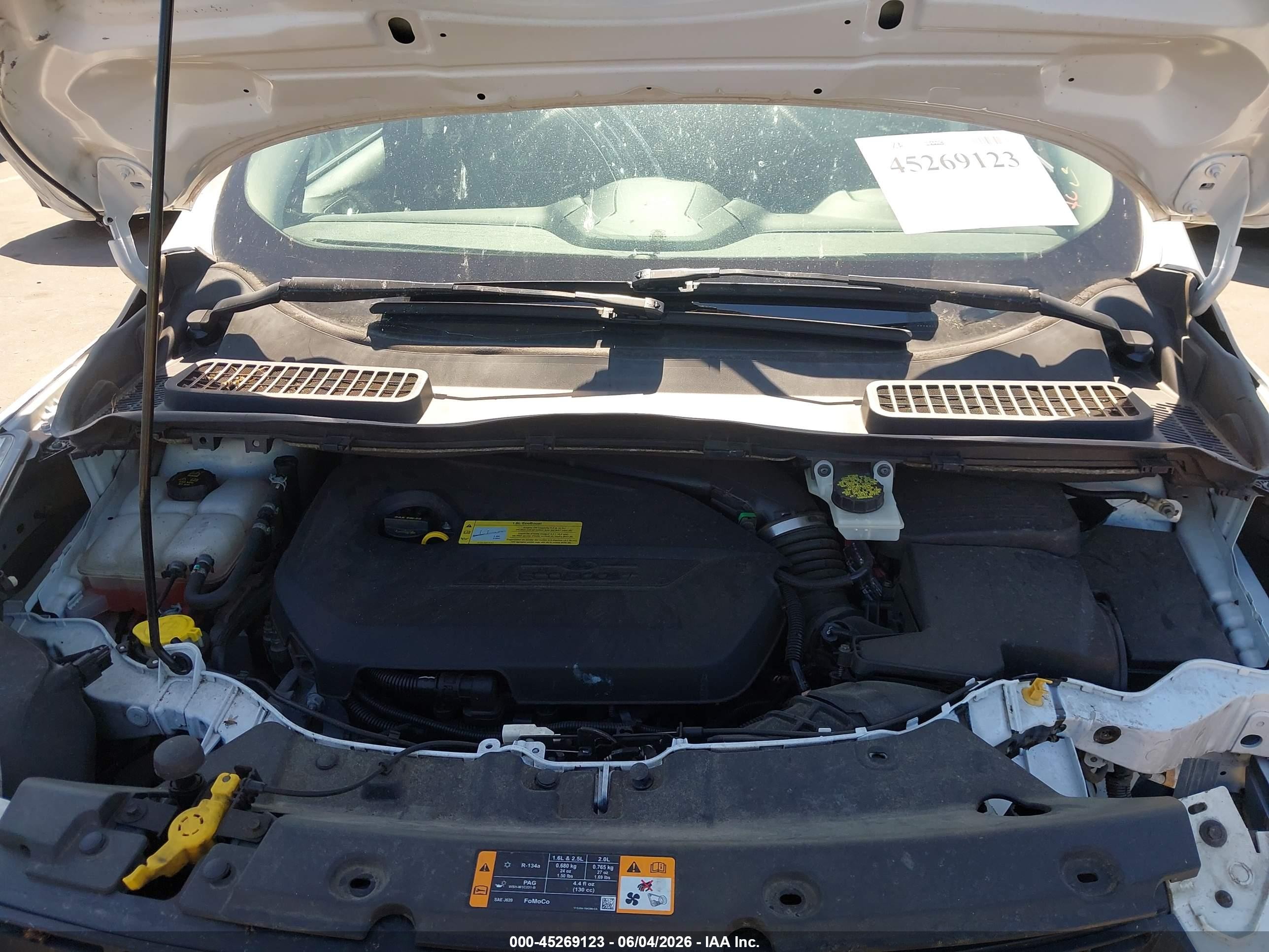 2014 Ford Escape Se Белый vin: 1FMCU0GX3EUA45983