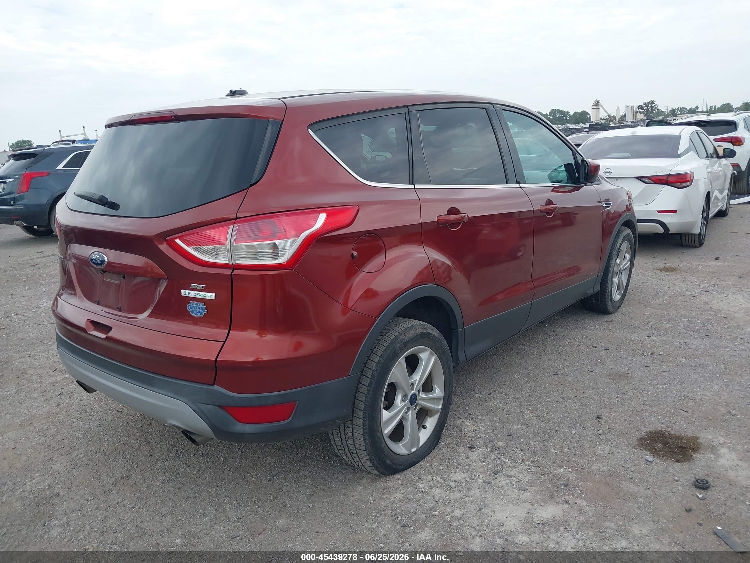 2014 Ford Escape Se Burgundy vin: 1FMCU0GX3EUA61617