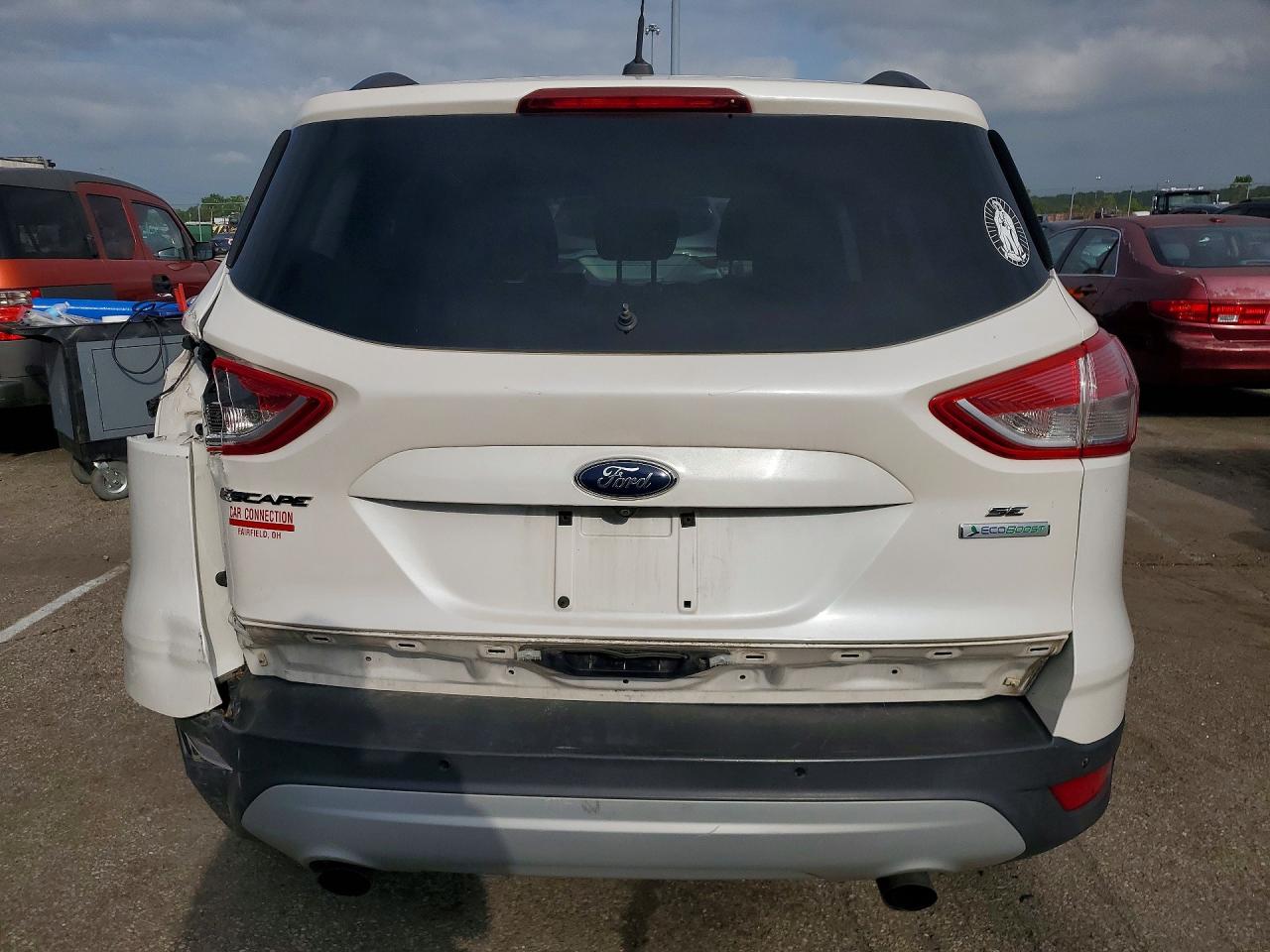 2014 Ford Escape Se White vin: 1FMCU0GX3EUA68776