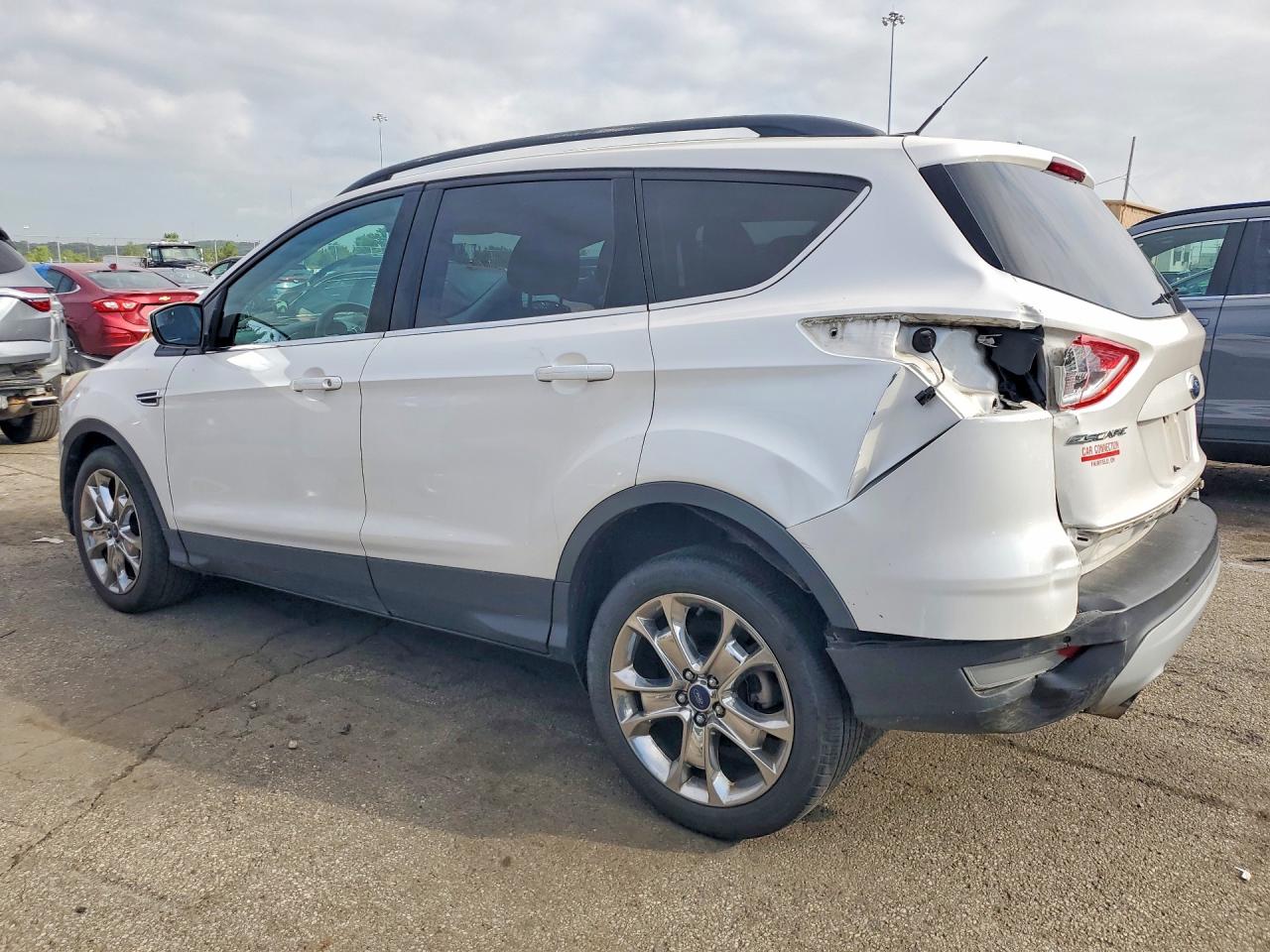 2014 Ford Escape Se White vin: 1FMCU0GX3EUA68776
