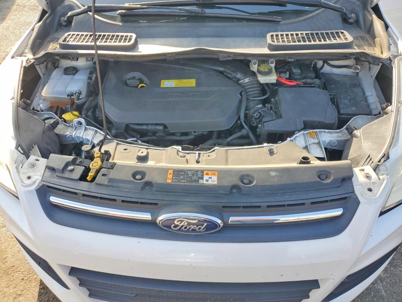 2014 Ford Escape Se White vin: 1FMCU0GX3EUA68776
