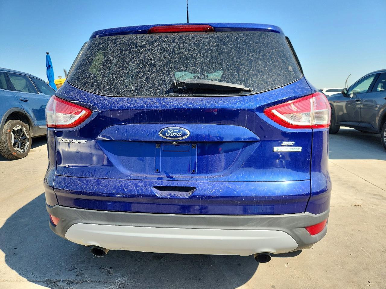 2014 Ford Escape Se Blue vin: 1FMCU0GX3EUA69765
