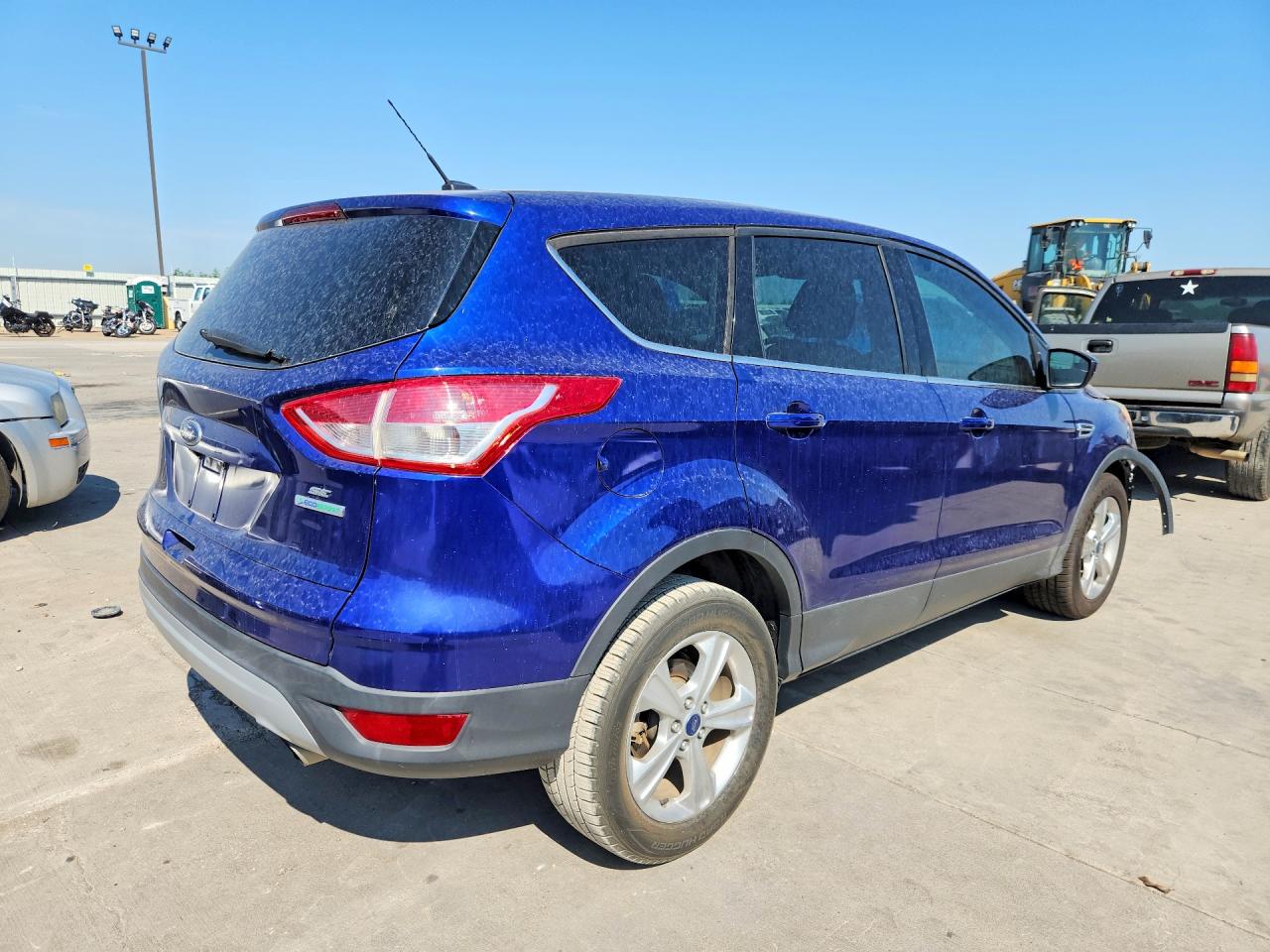 2014 Ford Escape Se Blue vin: 1FMCU0GX3EUA69765