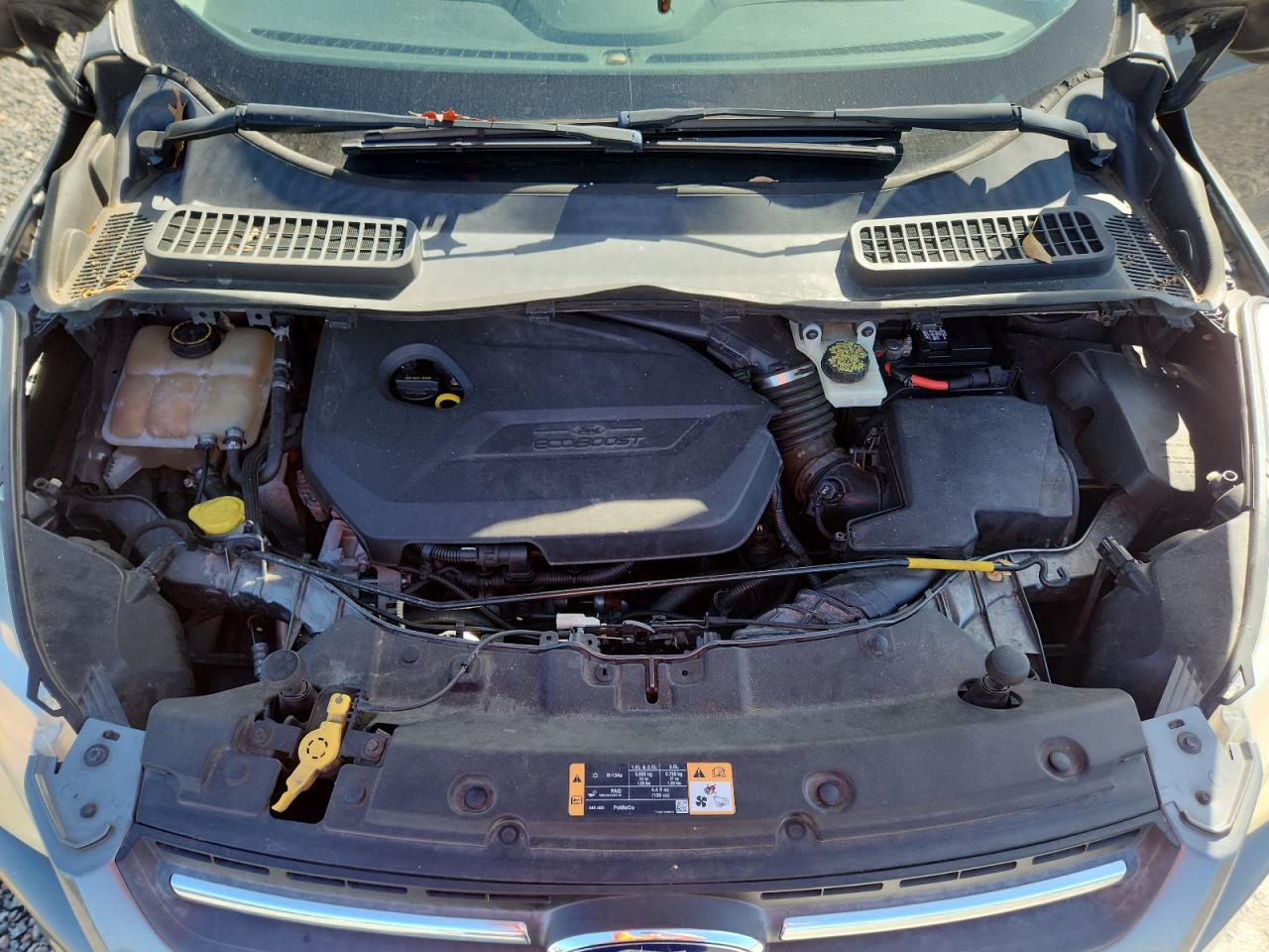 2014 Ford Escape Черный vin: 1FMCU0GX3EUA79048