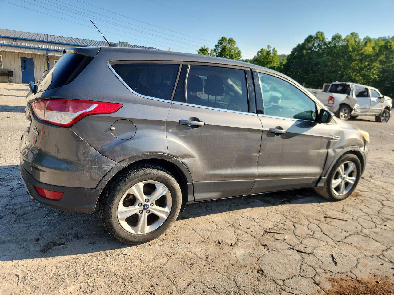 2014 Ford Escape Se Gray vin: 1FMCU0GX3EUA91586